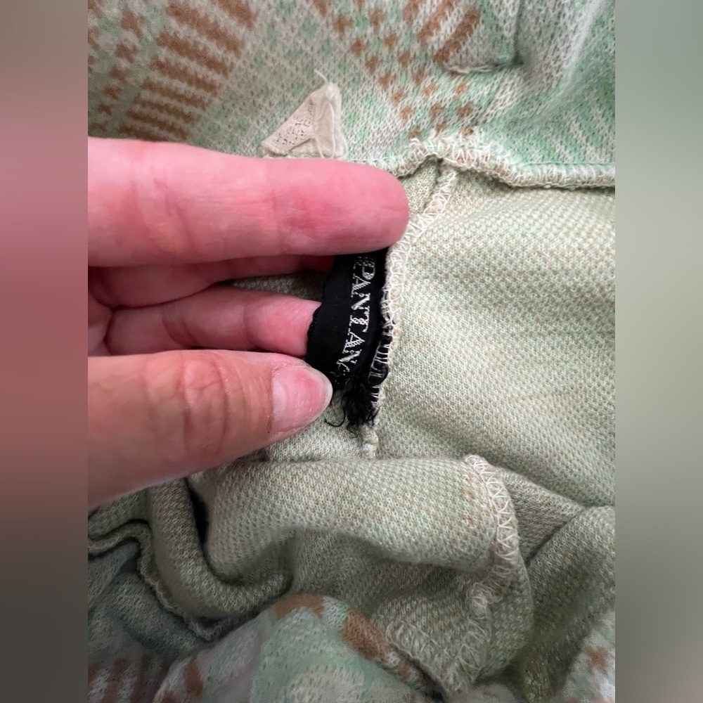 Vintage Poylester Wide Leg Flare 70’s High Waist Trouser Bell Bottom Pants U556 - Picture 4 of 4